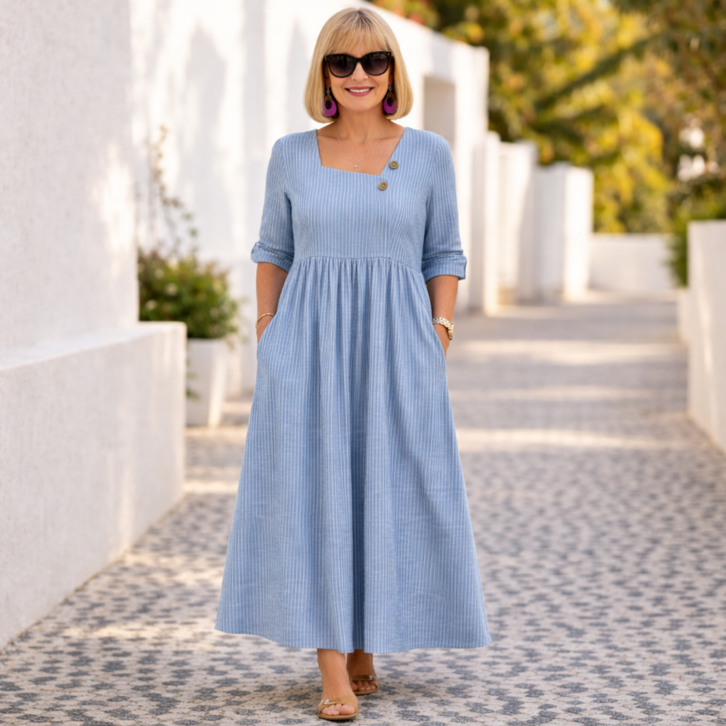Kleomara | Elegantní midi šaty