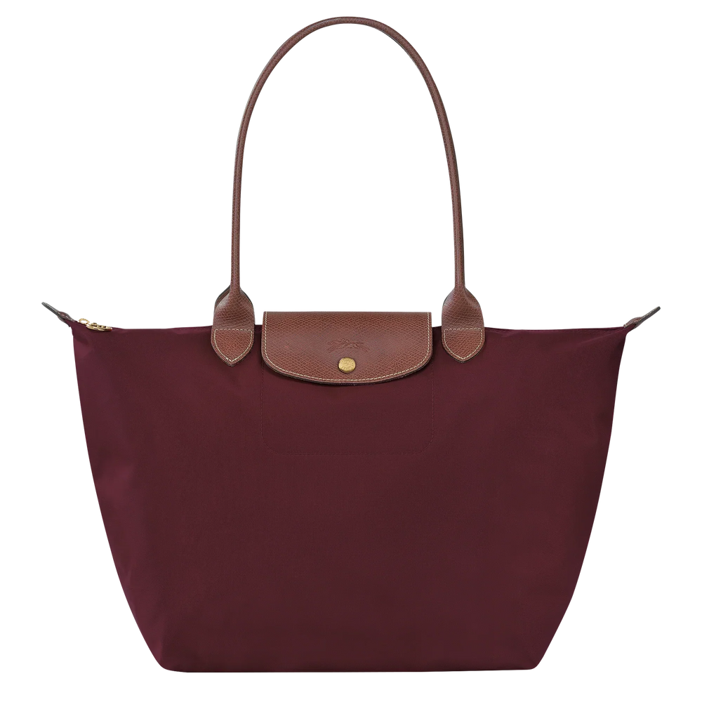 Longchamp – Velká taška Le Pliage, bordová