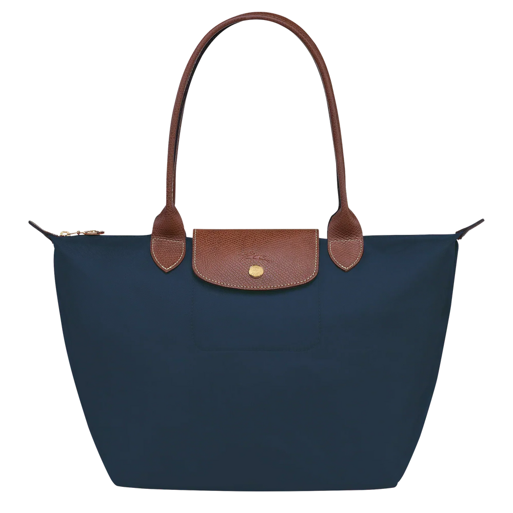 Longchamp – Střední taška Le Pliage, námořnická modrá