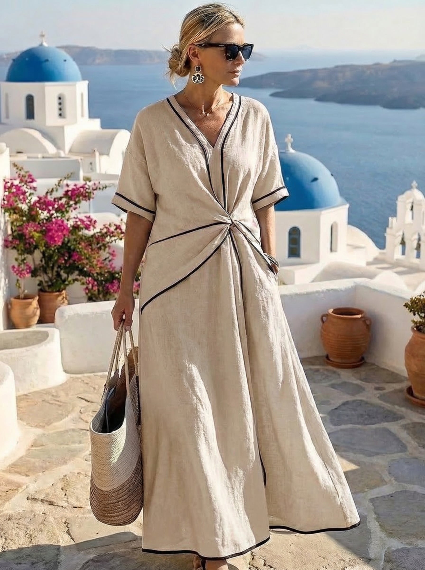 Santorini™ Letní šaty pro Evu