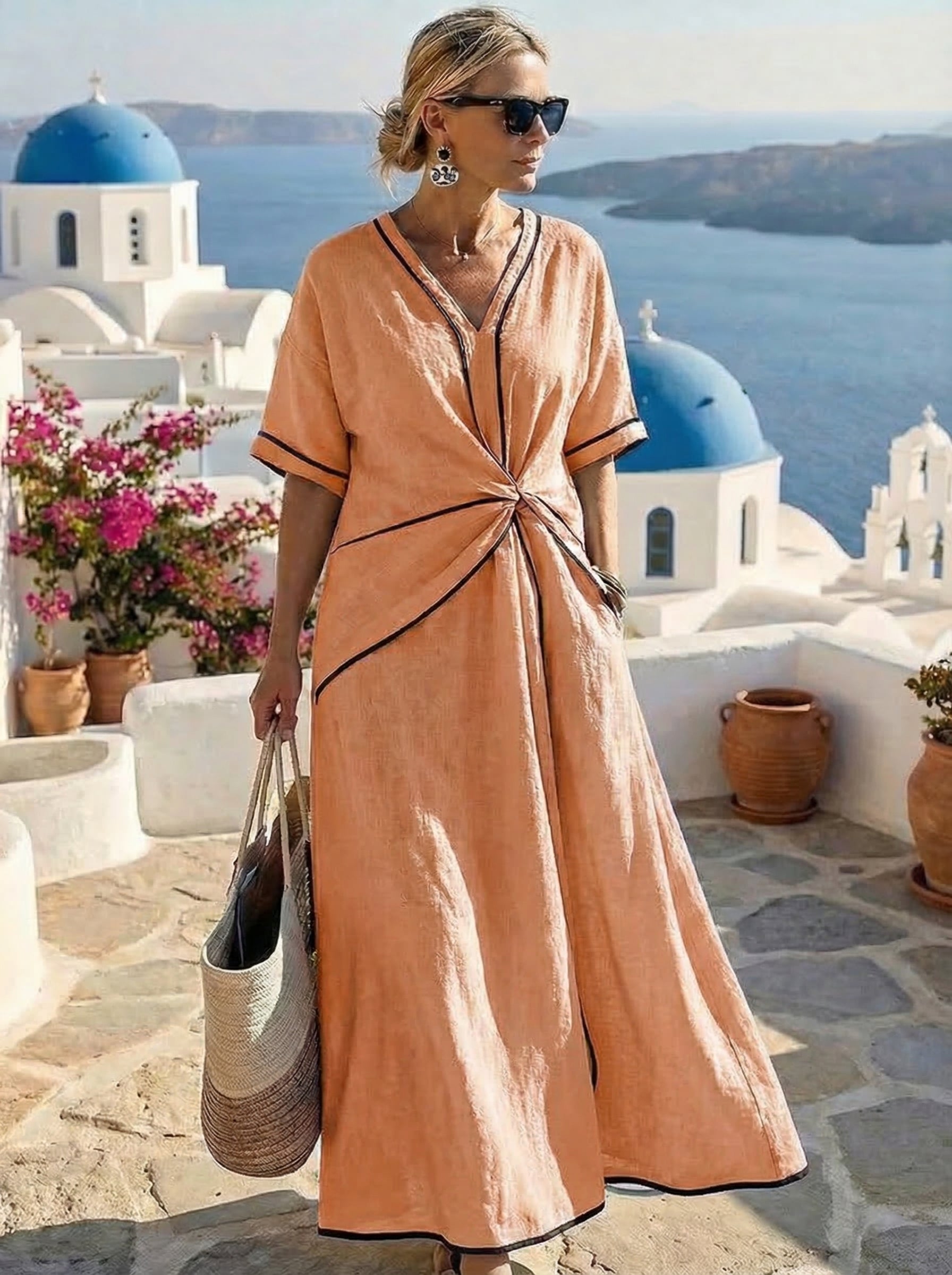 Santorini™ Letní šaty pro Evu
