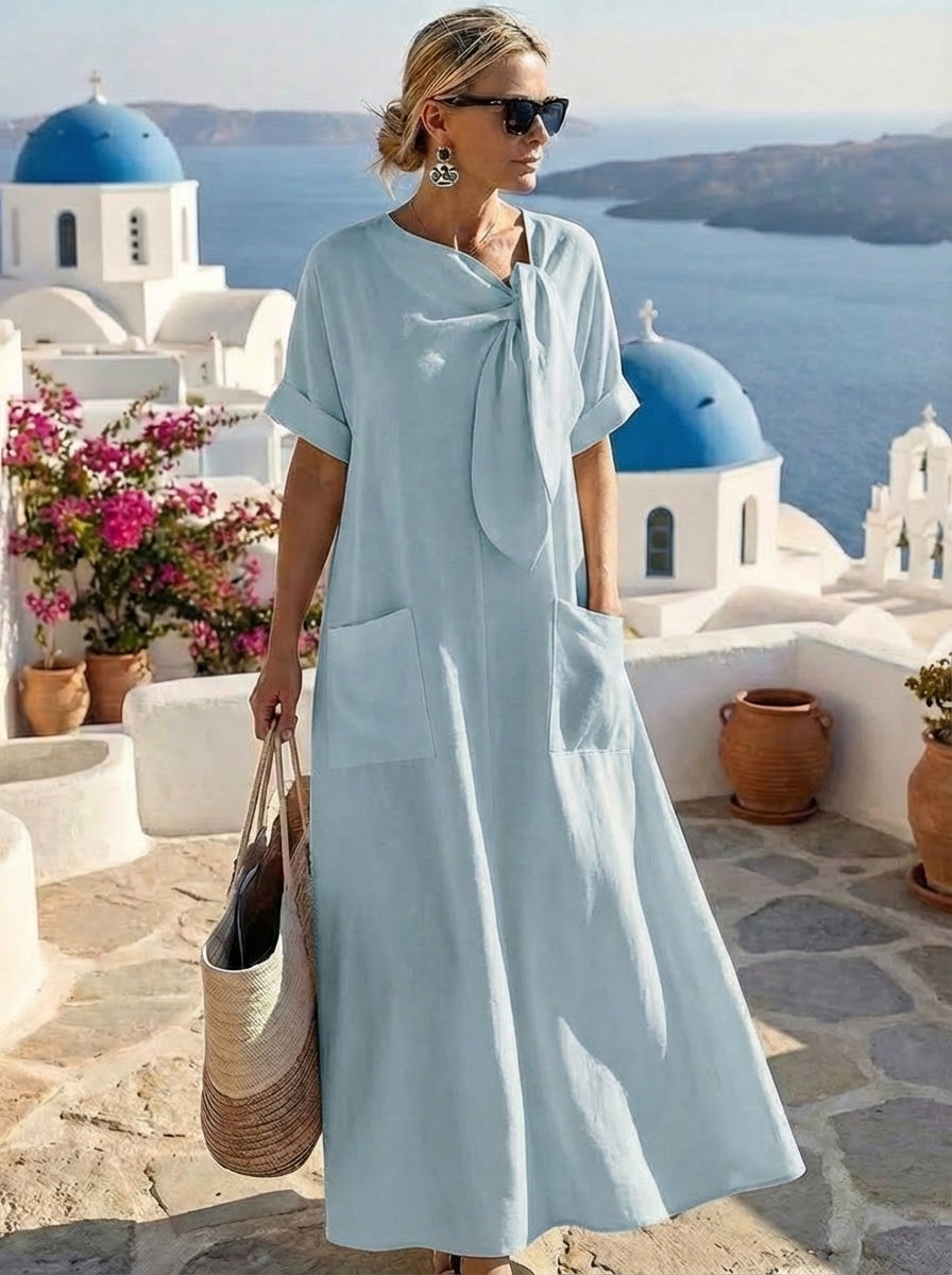 Eliška™ Elegante šaty s kapsami