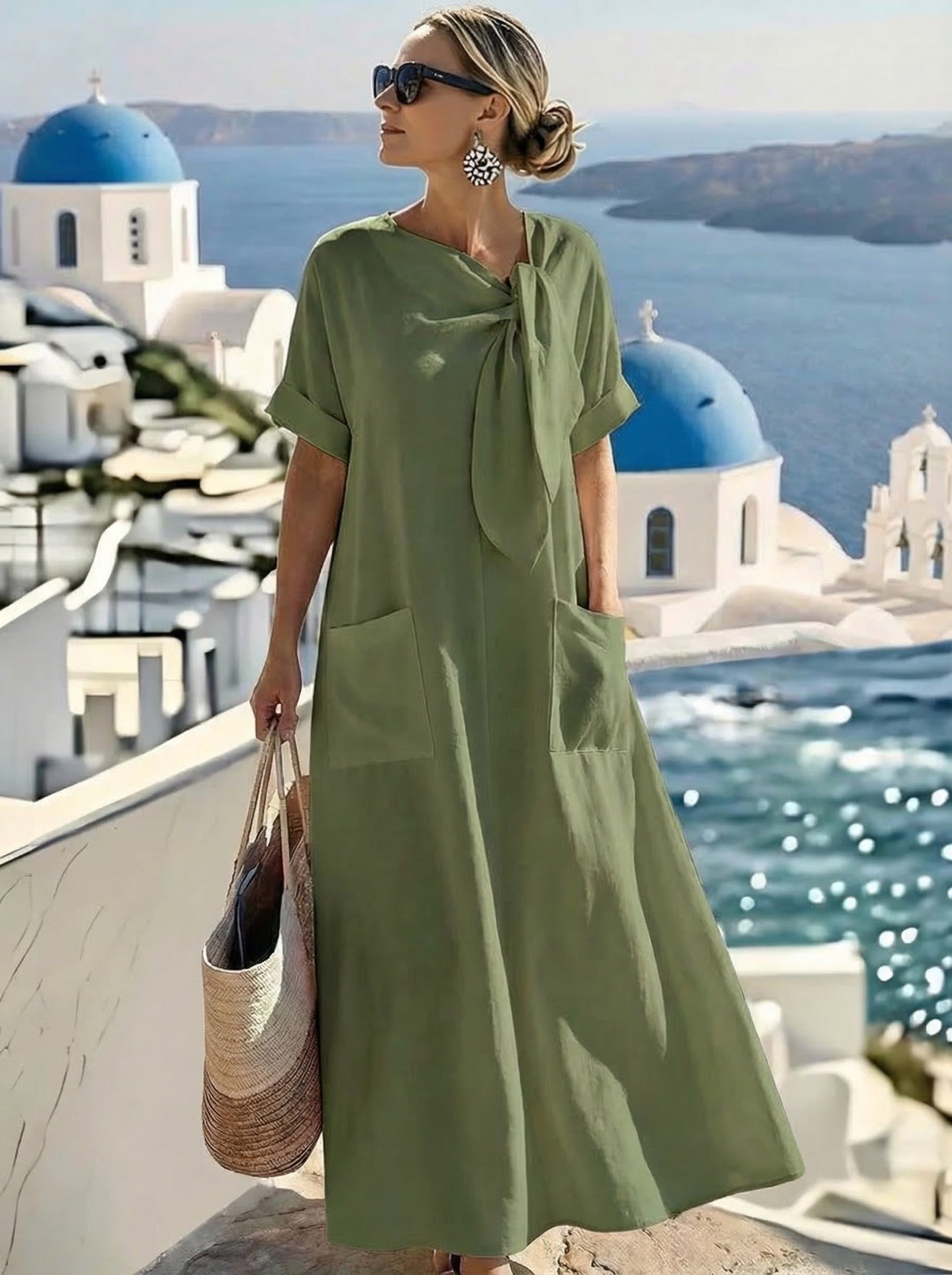 Eliška™ Elegante šaty s kapsami