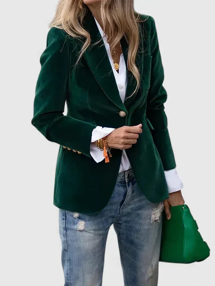 Kristýna – Elegantní dámský blazer s klasickým střihem